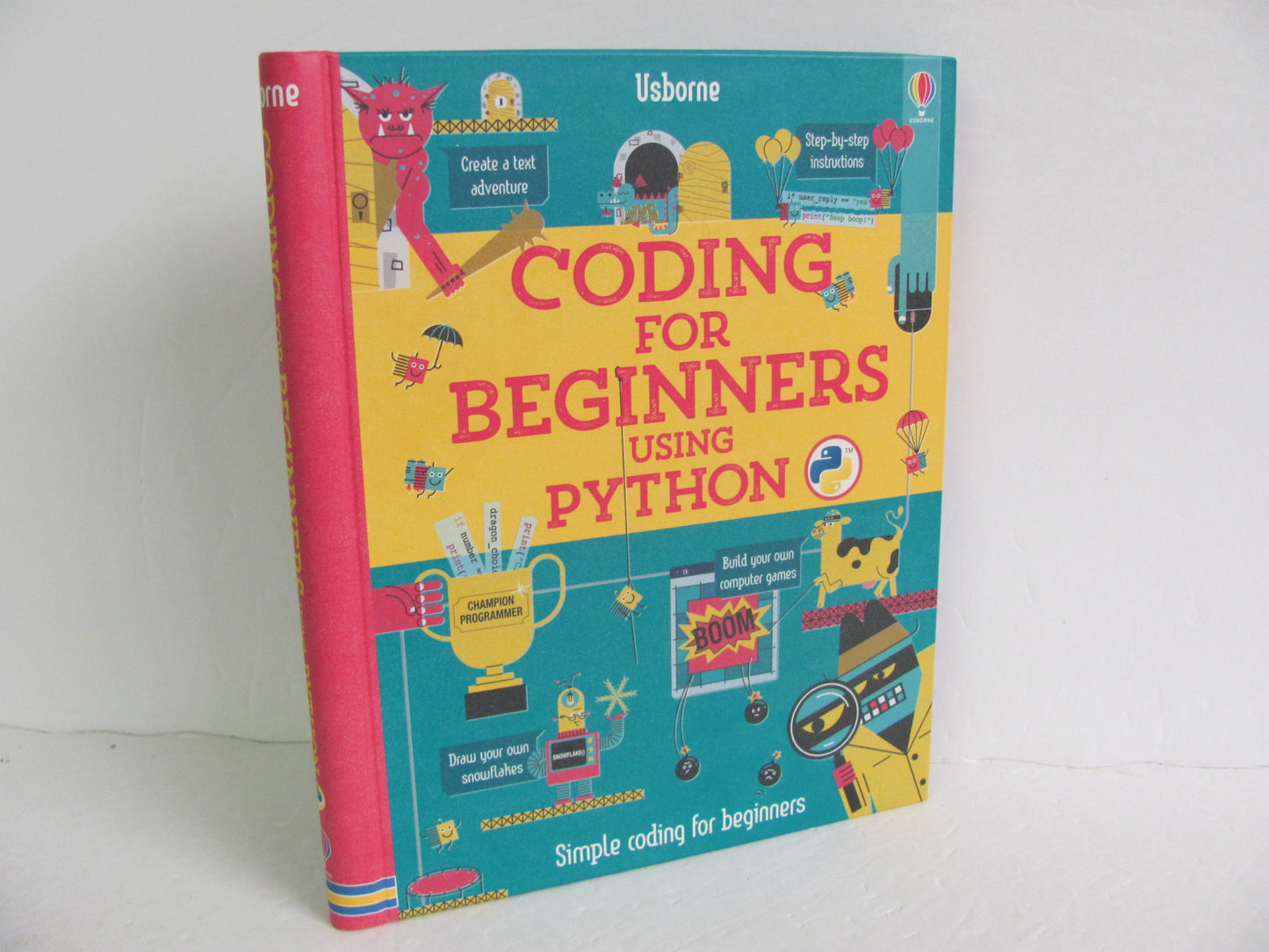 Coding for Beginners using Python Usborne Pre-Owned Computer Books