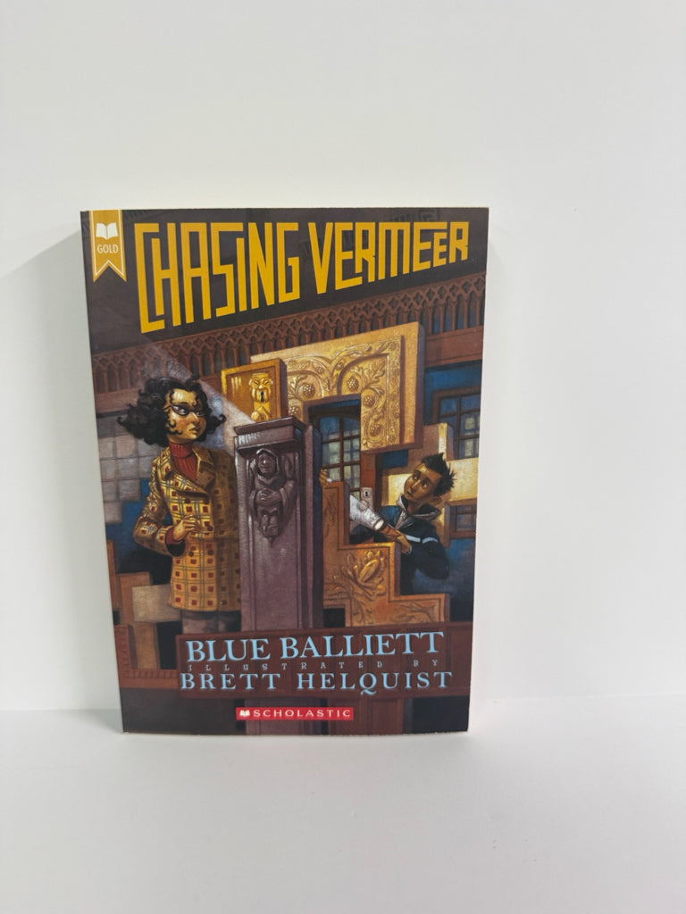 Chasing Vermeer Scholastic Pre-Owned Blue Balliett Fiction Books