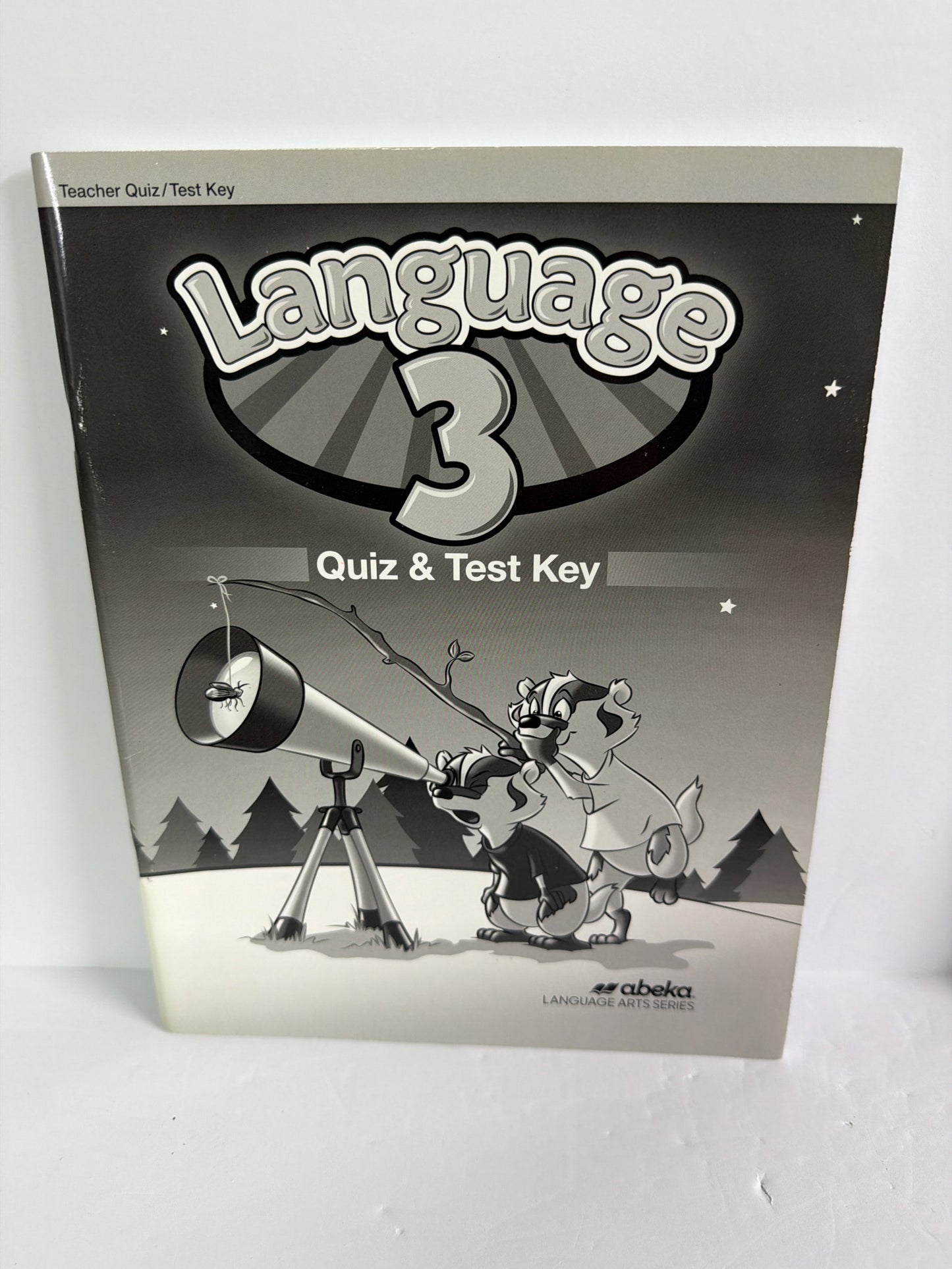 Language 3 Abeka Quiz/Test Key Pre-Owned 3rd Grade Language Textbooks