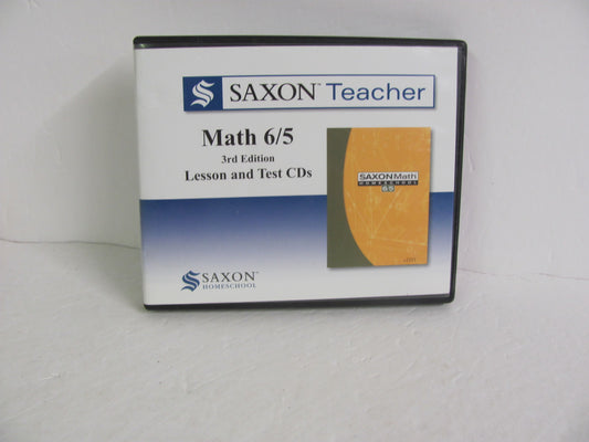 Math 65 Saxon Teacher CDs Pre-Owned 5th Grade Mathematics Textbooks