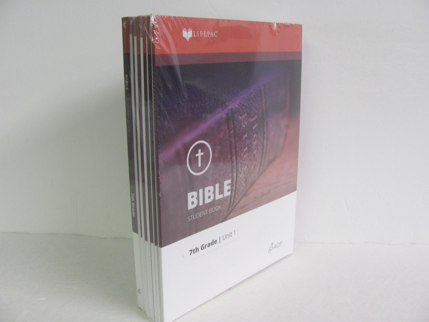 Bible 7 Lifepac Set Pre-Owned 7th Grade Bible Textbooks