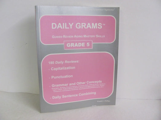 Daily Grams Easy Grammar Student Book Pre-Owned Phillips Language Textbooks