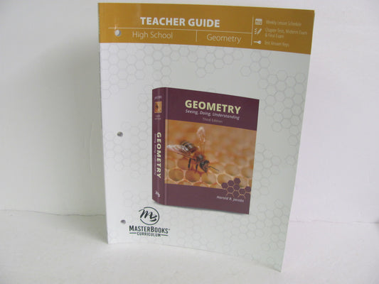 Jacob's Geometry Master Books Teacher Guide  Pre-Owned Mathematics Textbooks