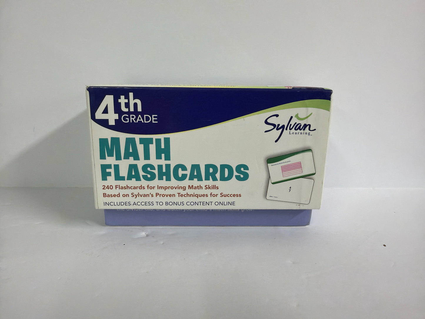 Math Sylvan Flashcards Pre-Owned 4th Grade Learning Tools & Manipulatives