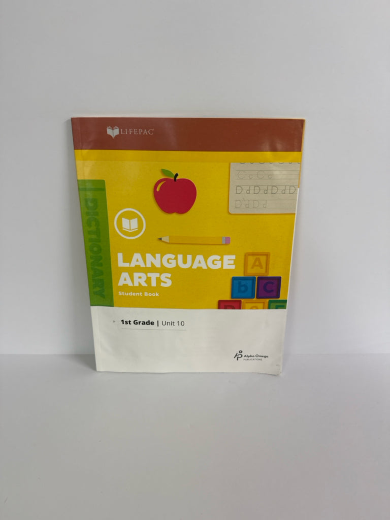 Language Arts Alpha Omega Lifepac Pre-Owned 1st Grade Language Textbooks