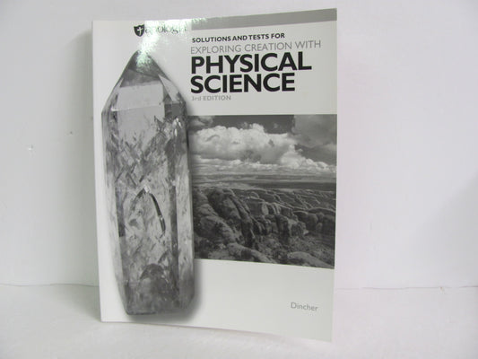 Exploring Creation with Physical Sc Apologia Dincher 8th Grade Science Textbooks