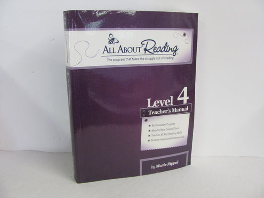 All About Reading All About Learning Teacher Manual  Pre-Owned Reading Textbooks