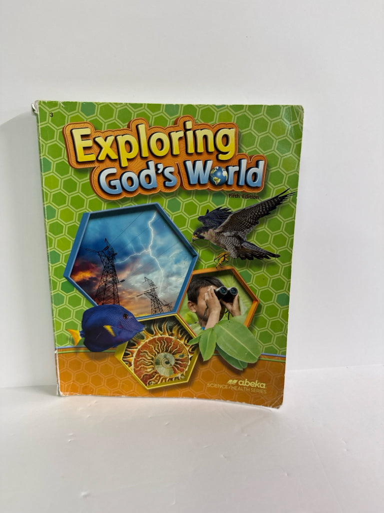 Exploring God's World Abeka Student Book Pre-Owned 3rd Grade Science Textbooks