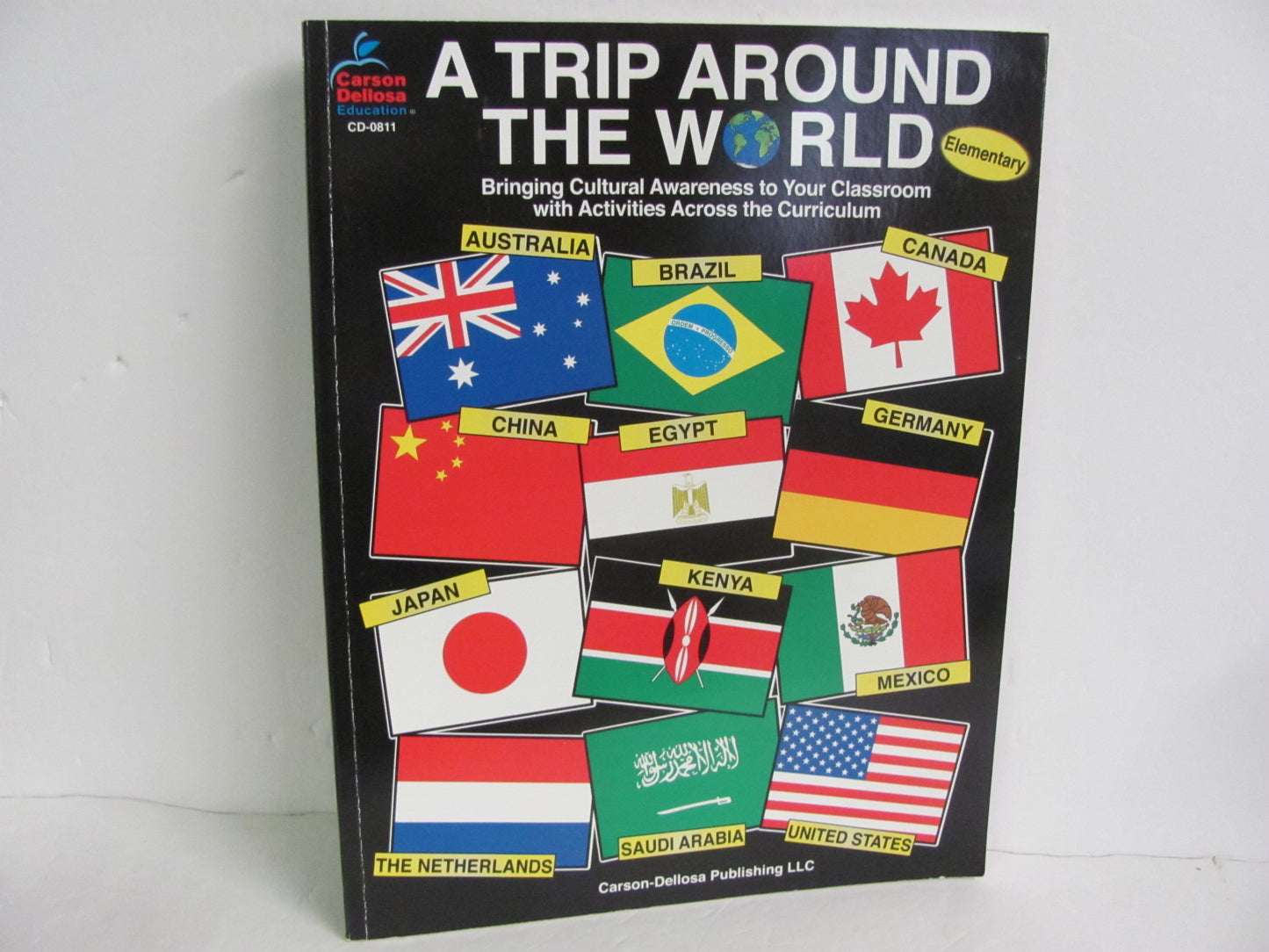 A Trip Around the World Carson Dellosa Pre-Owned Elementary Geography Books