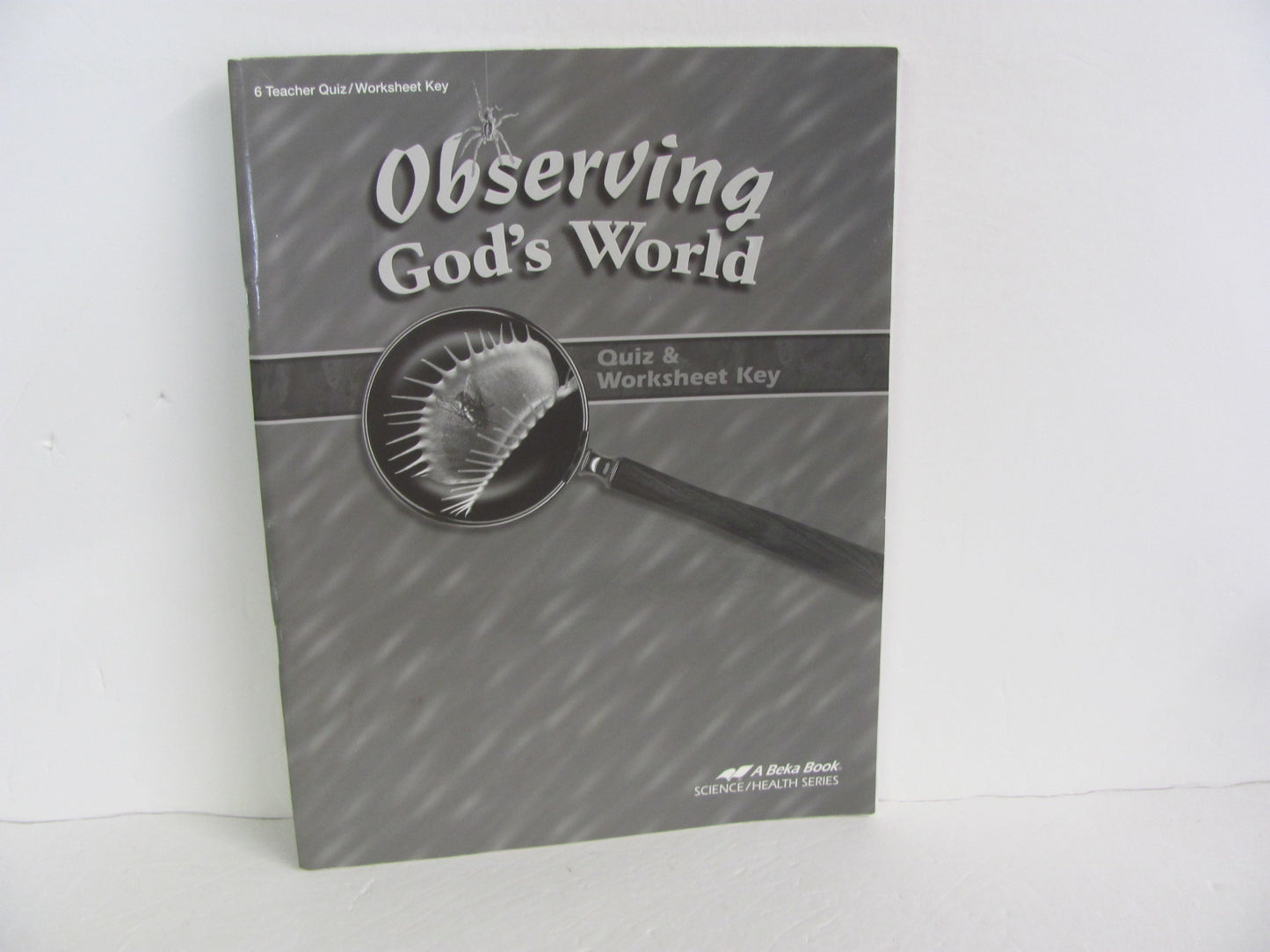Observing God's World Abeka Quiz/Worksheet Key Pre-Owned Science Textbooks