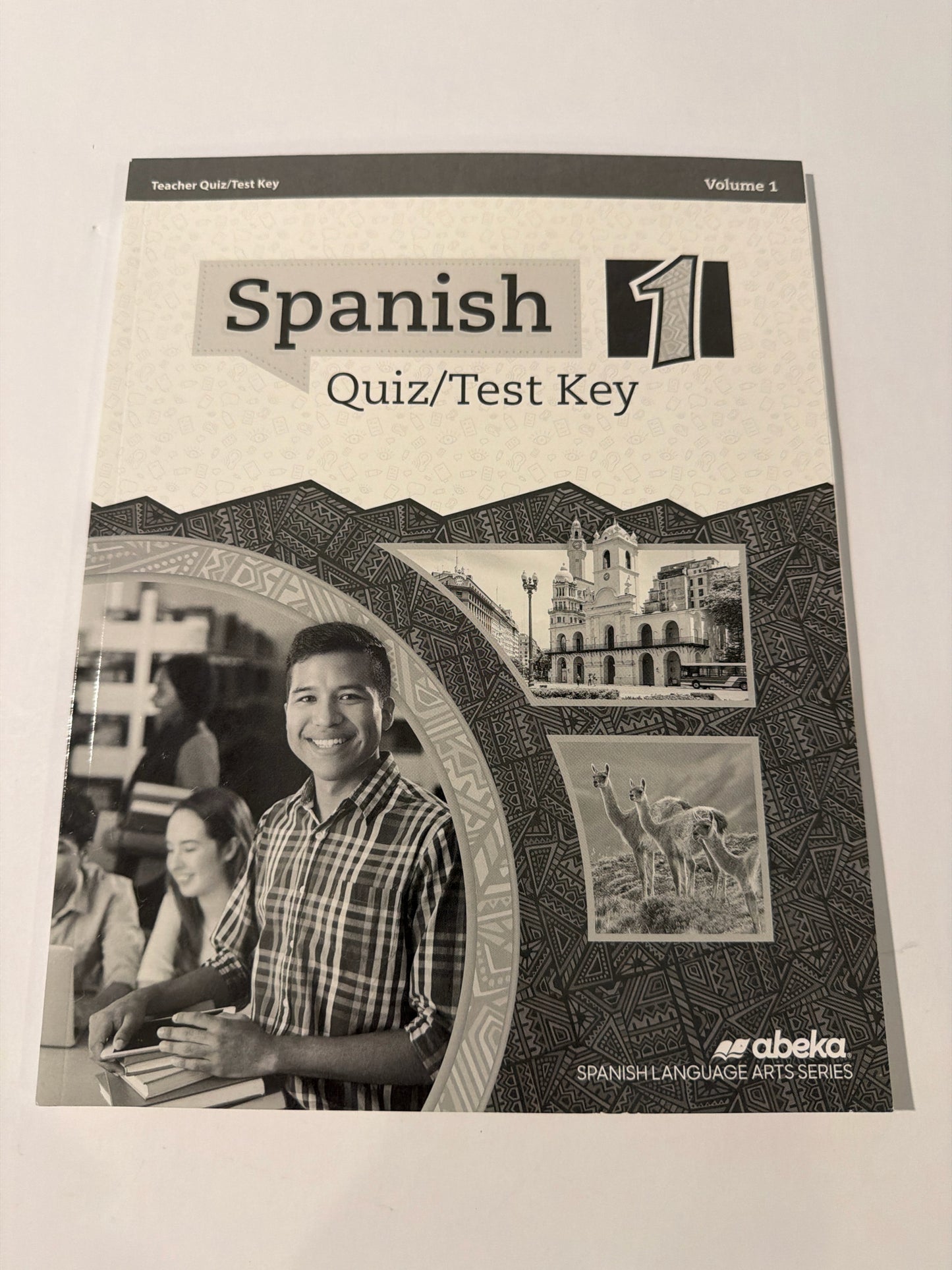 Spanish 1 Volume 1 Abeka Teacher Test Key Pre-Owned High School Spanish Books