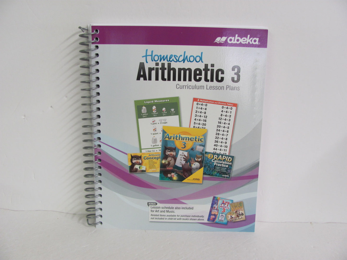 Arithmetic 3 Abeka Curriculum Pre-Owned 3rd Grade Mathematics Textbooks