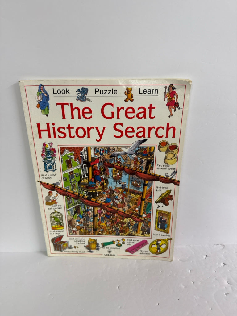 The Great History Search Usborne Paperback Books