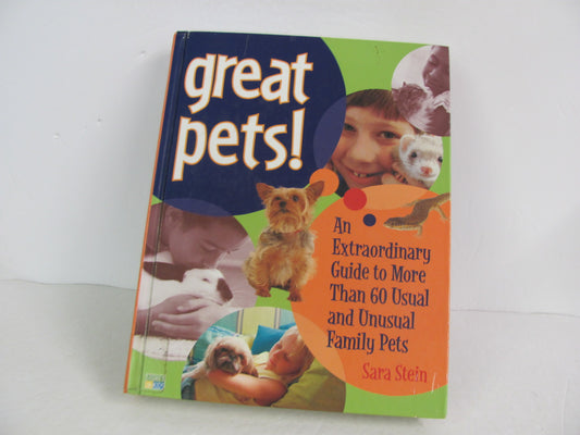 Great Pets Storey Kids Ex-Library Pre-Owned Elementary Animals/Insects Books