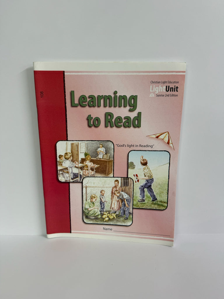 Learning to Read Christian Light LightUnit Pre-Owned 1st Grade Reading Textbooks