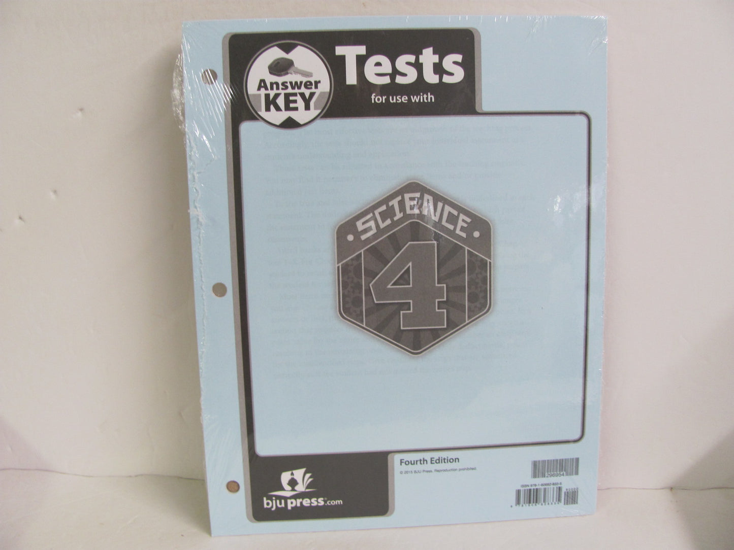 Science 4 BJU Press Test Key Pre-Owned 4th Grade Science Textbooks
