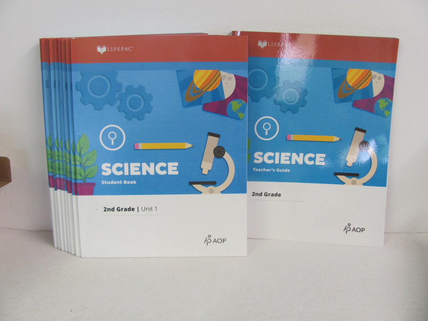 Science 2 Alpha Omega Set Pre-Owned 2nd Grade Science Textbooks
