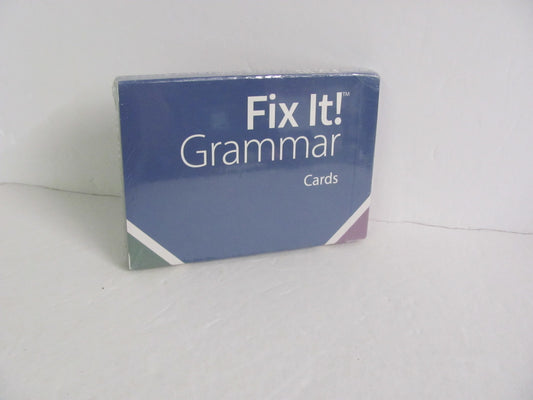 Fix It Grammar IEW Cards Pre-Owned Creative Writing Books