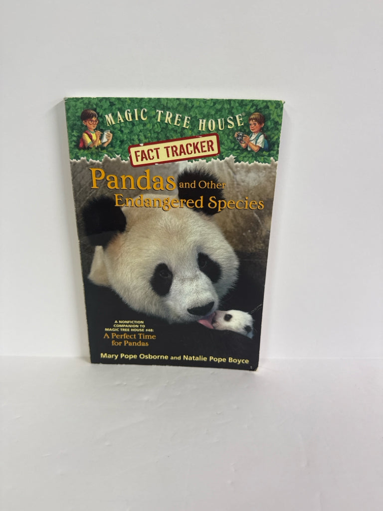 Pandas and Other Endangered Mary Pope Osborne and Natalie Pope Juvenile Books