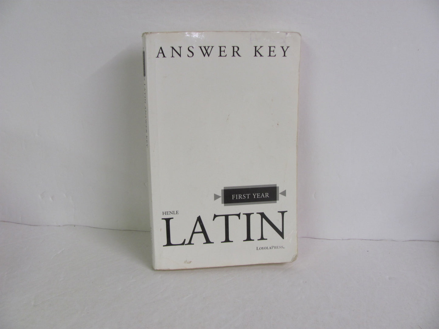 Henle First Year Answer Key Loyola Press Answer Key Pre-Owned Latin Books