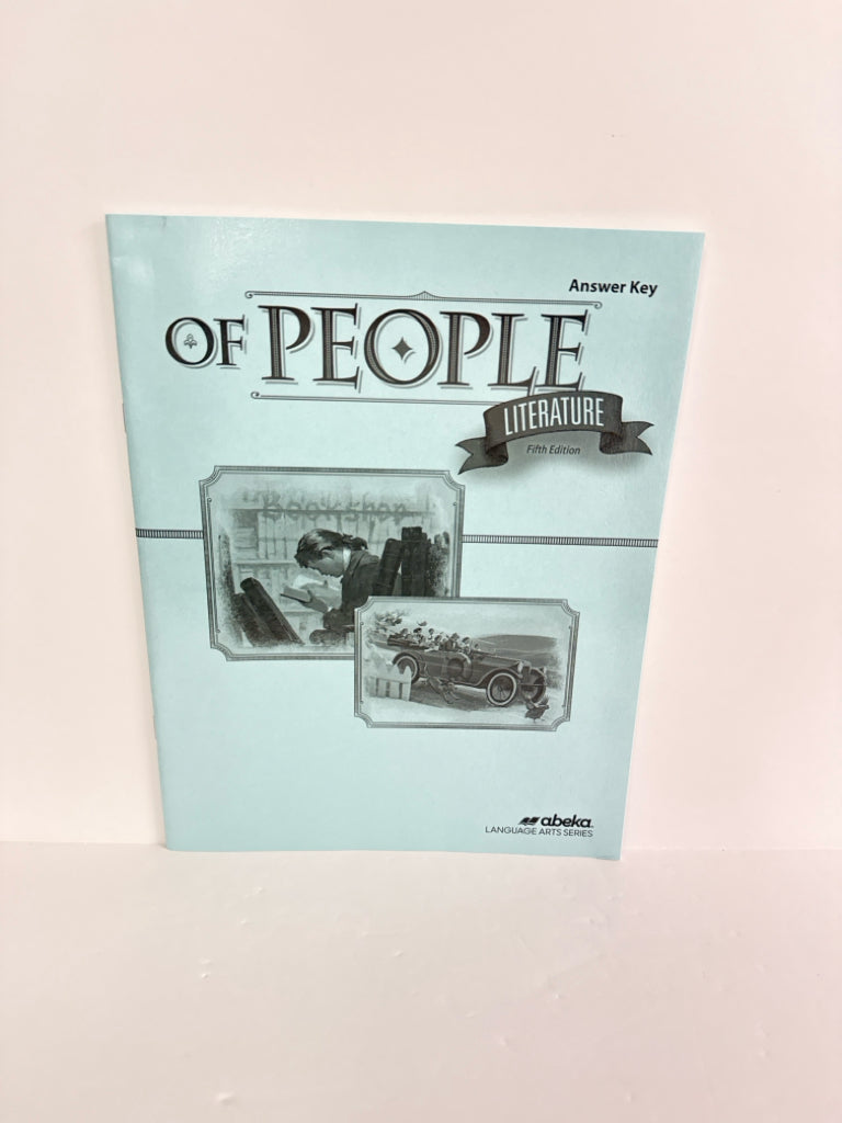 Of People Literature Abeka Answer Key Pre-Owned 7th Grade Language Textbooks