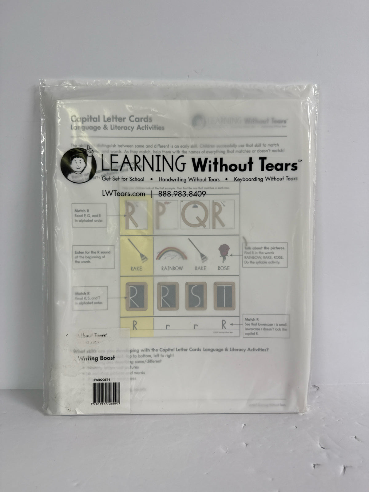 Capital Letter Cards Learning Without Tears Pre-Owned Language Textbooks