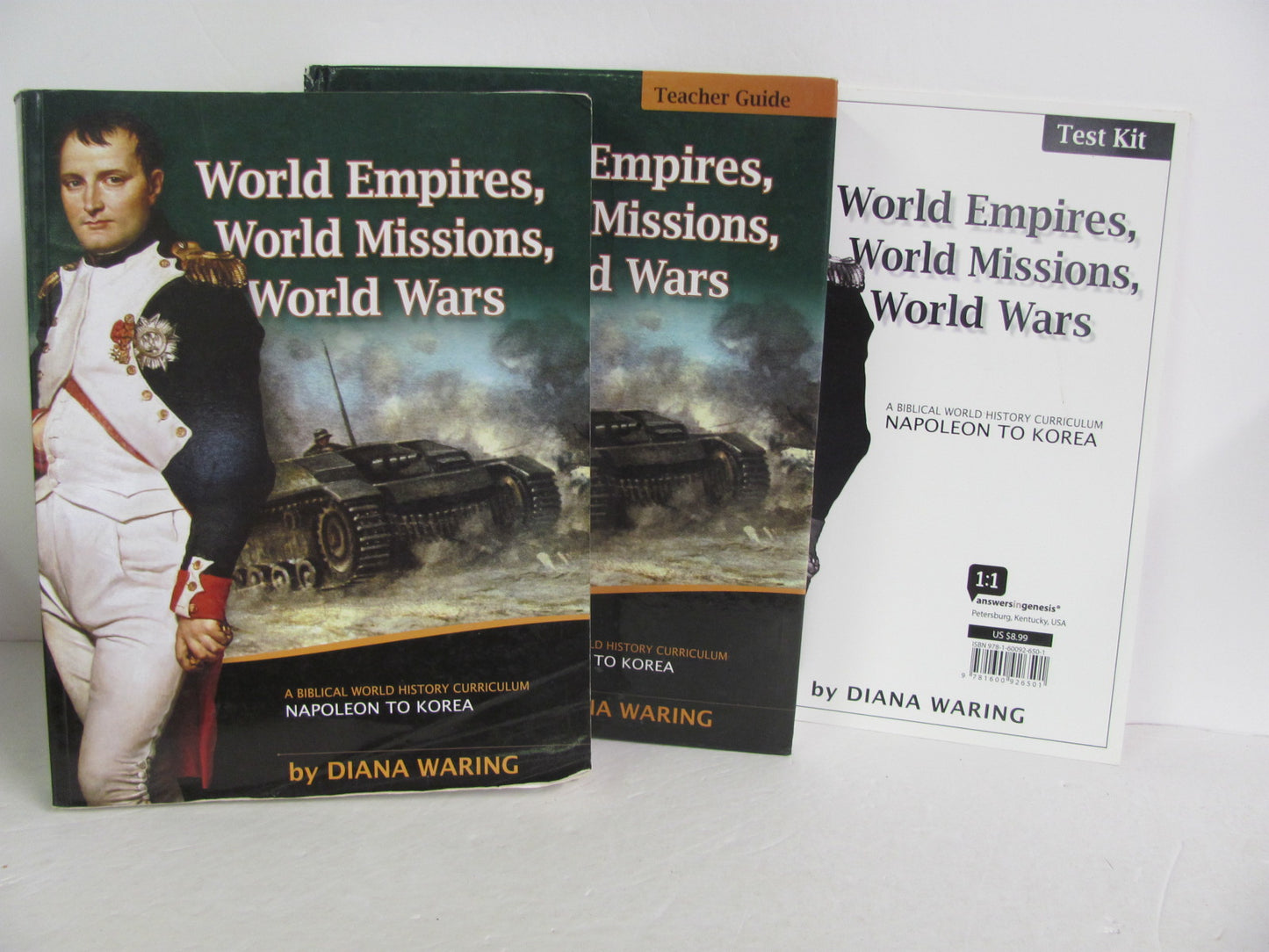 World Empires, World Missions... Diana Waring Set  Pre-Owned History Textbooks