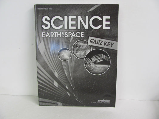 Earth & Space Abeka Quiz Key Pre-Owned 8th Grade Science Textbooks