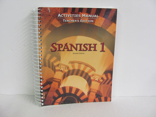 Spanish 1 BJU Press Activity Key Pre-Owned High School Spanish Books