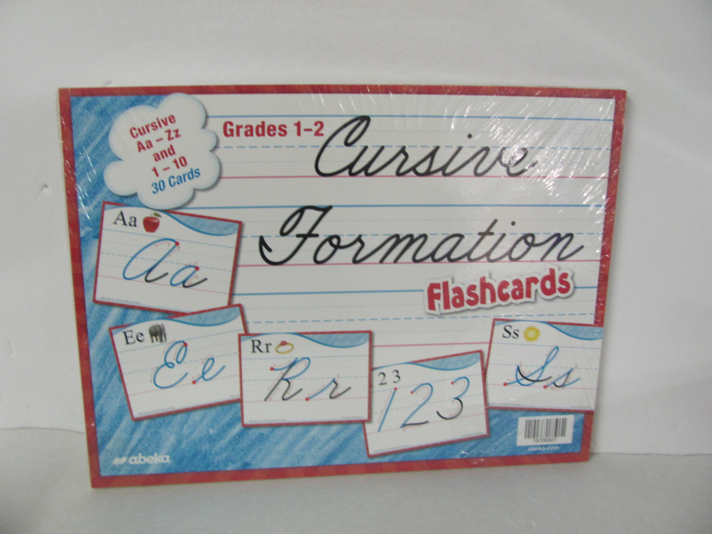 Cursive Formation Flashcards 1-2 Abeka Cards Pre-Owned Language Textbooks