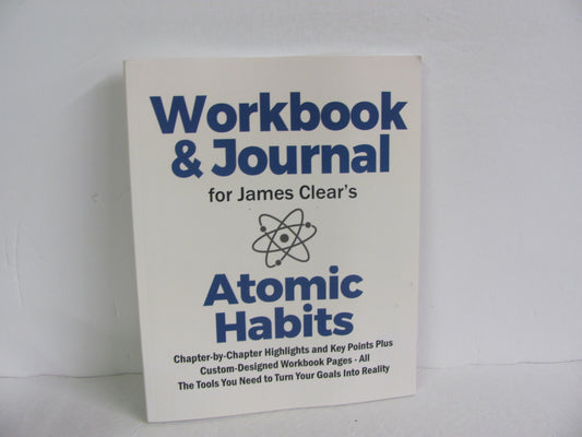 Atomic Habits It's About Time Workbook  Pre-Owned Clear Educator Resources