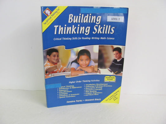 Building Thinking Skills Critical Thinking Company Parks Elementary Logic Books