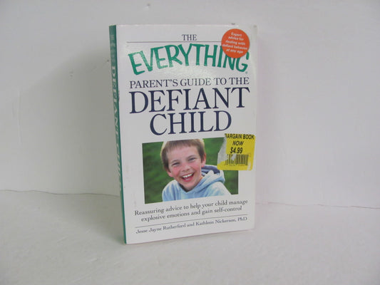 Defiant Child Adams Media Pre-Owned Family/Parenting Books