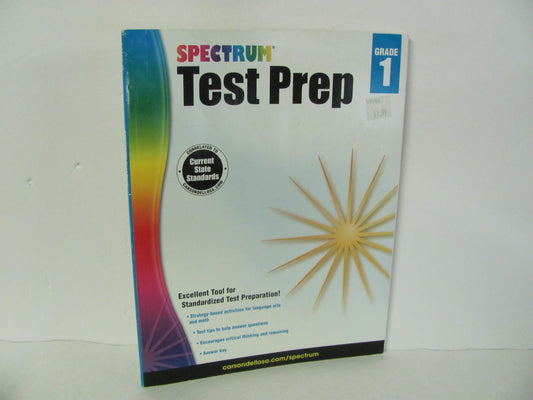 Test Prep Spectrum Workbook  Pre-Owned 1st Grade Testing Books