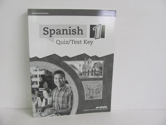 Spanish 1 Volume 1 Abeka Quiz/Test Key  Pre-Owned High School Spanish Books
