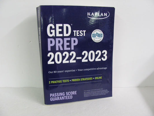 GED Test Prep 2022-2023 Kaplan Pre-Owned High School Testing Books