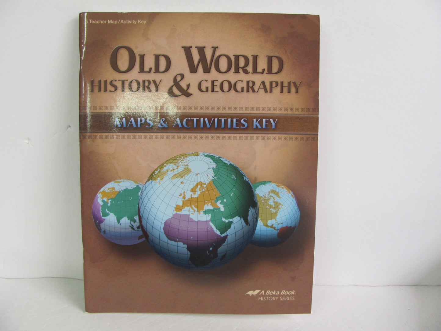 Old World History Abeka Maps & Activities Key Pre-Owned History Textbooks
