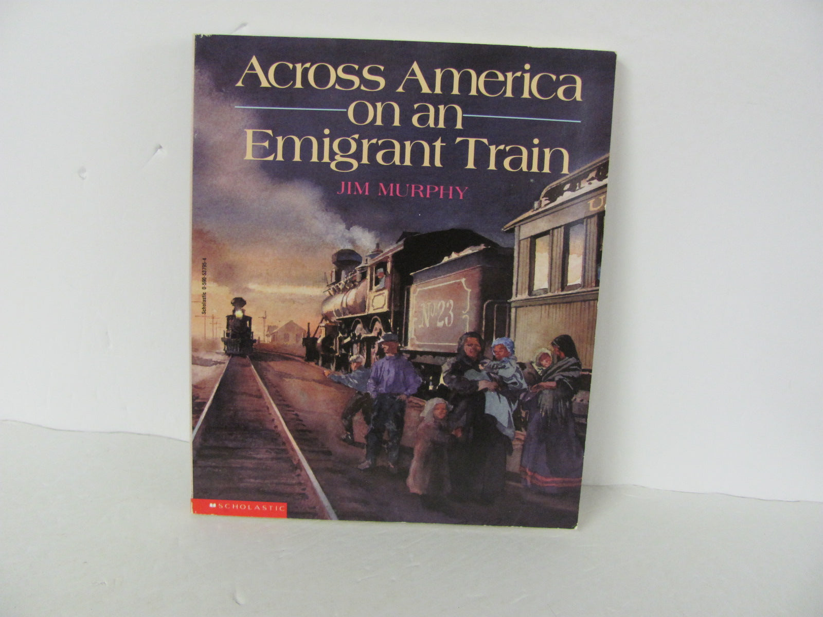 American　Emigrant　Across　an　Smart　Homeschool　Train　–　History　Scholastic　Books　Pre-Owned　Book　America　on