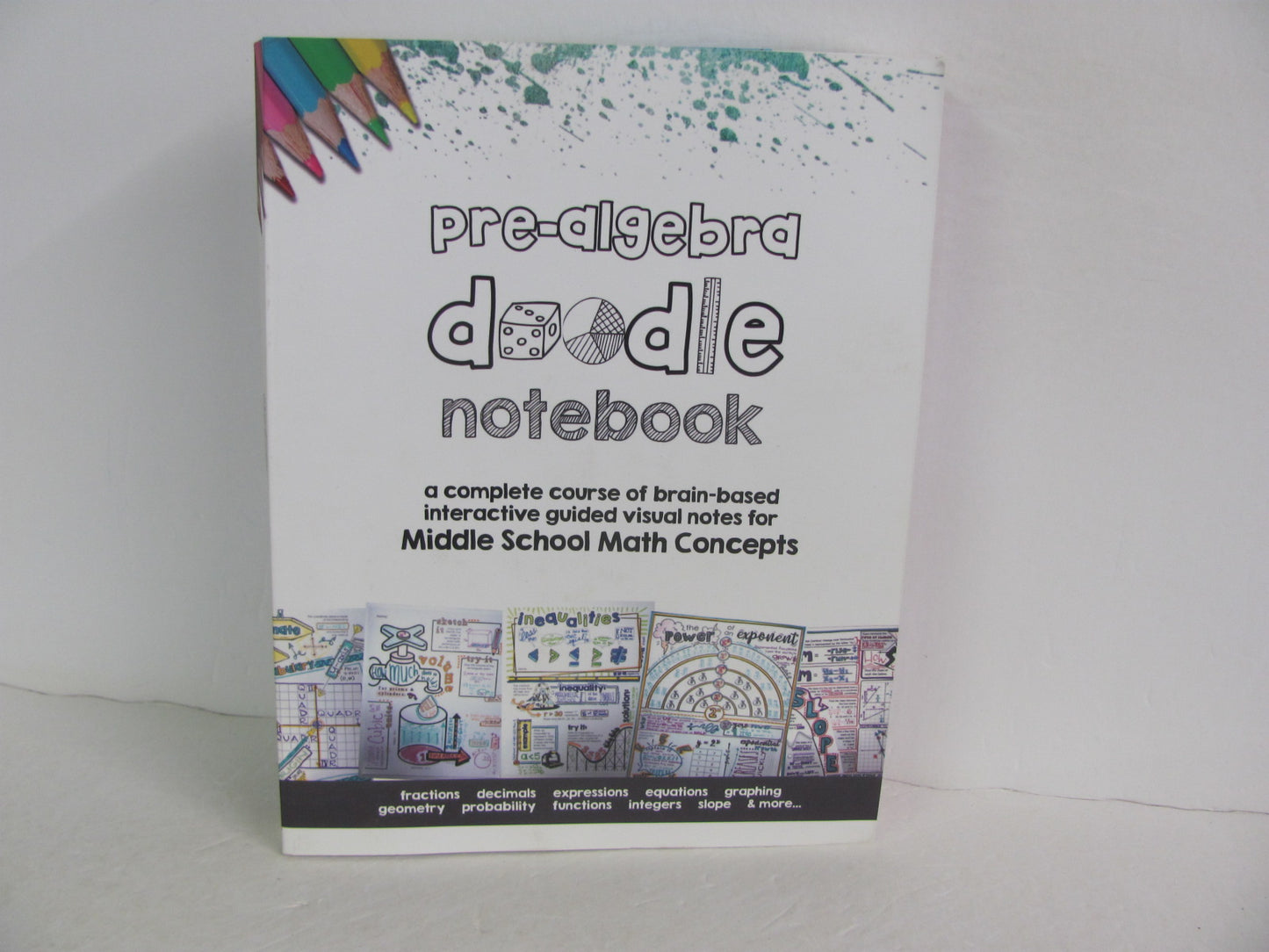 Pre Algebra Doodle Notebook Math Giraffe 8th Grade Mathematics Textbooks