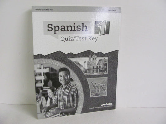 Spanish 1 Volume 2 Abeka Quiz/Test Key  Pre-Owned High School Spanish Books