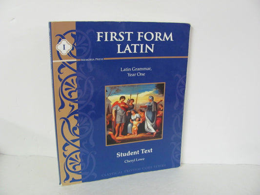 First Form Latin Memoria Press Student Book Pre-Owned Latin Books
