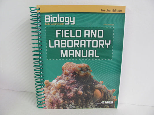 Biology Field and Lab Manual Abeka Teacher Edition  Pre-Owned Science Textbooks