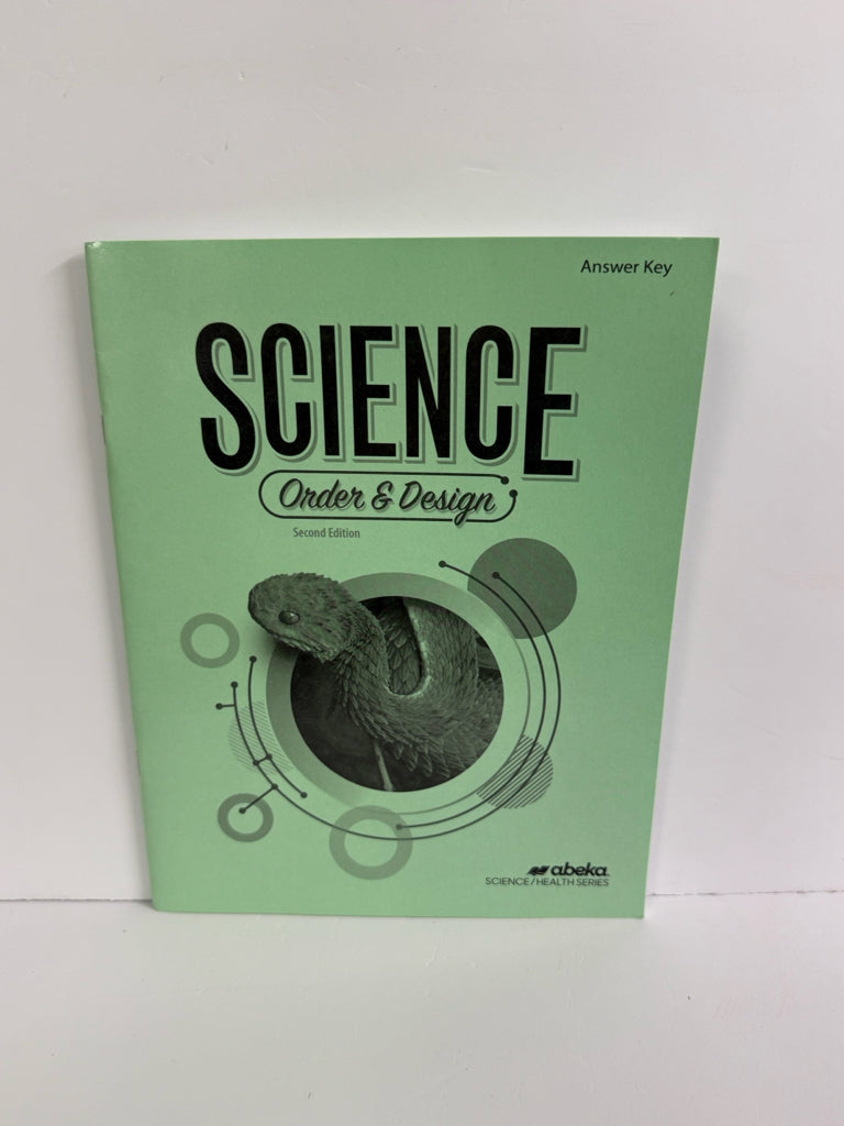 Order & Design Abeka Answer Key  Pre-Owned 7th Grade Science Textbooks