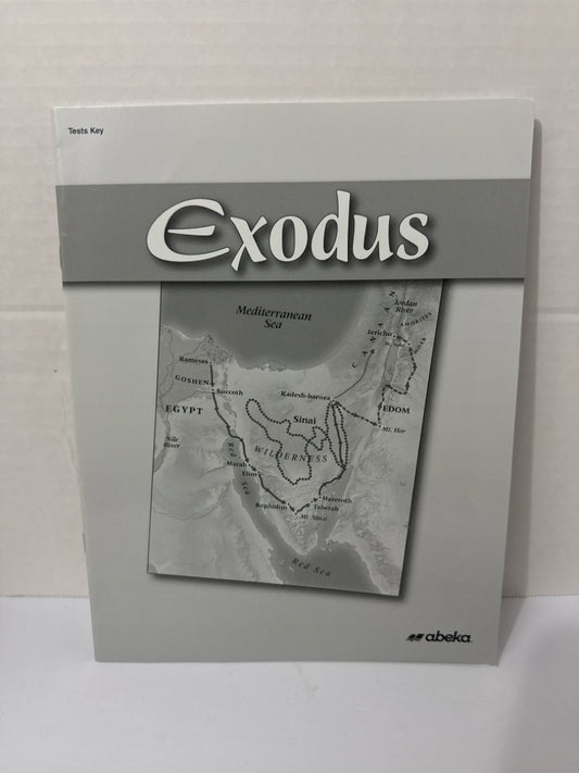 Exodus Abeka Test Key Pre-Owned 7th Grade Bible Textbooks