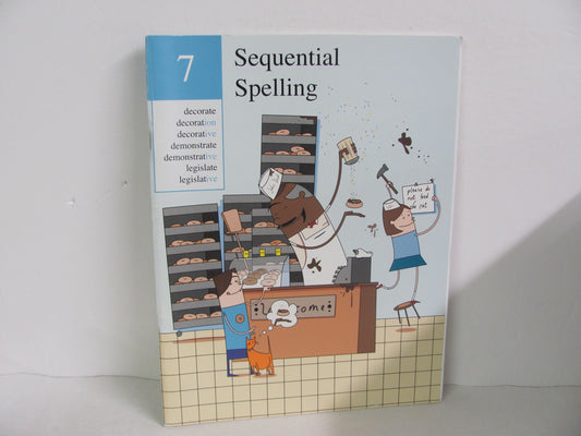 Sequential Spelling 7 AVKO Student Workbook Pre-Owned Spelling/Vocabulary Books