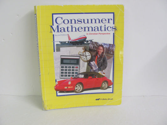 Consumer Math Abeka Student Book Pre-Owned High School Mathematics Textbooks
