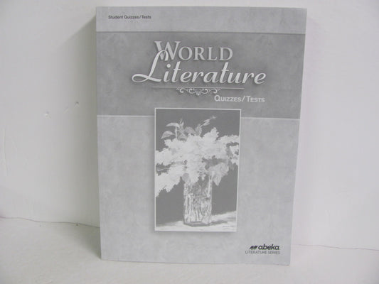 World Literature Abeka Quizzes/Tests  Pre-Owned 10th Grade Reading Textbooks