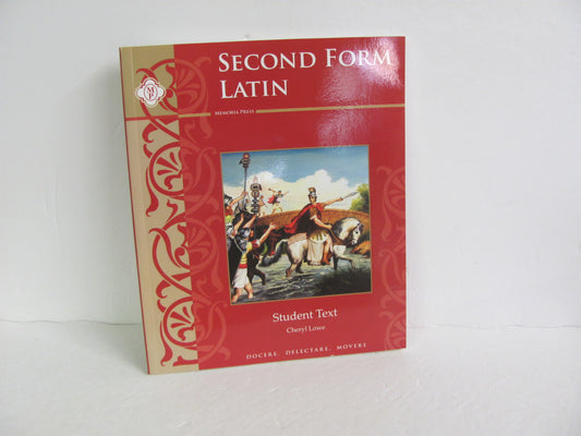 Second Form Latin Memoria Press Student Book Pre-Owned High School Latin Books