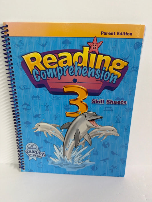 Reading Comprehension 3 Abeka Parent Edition  Pre-Owned Reading Textbooks