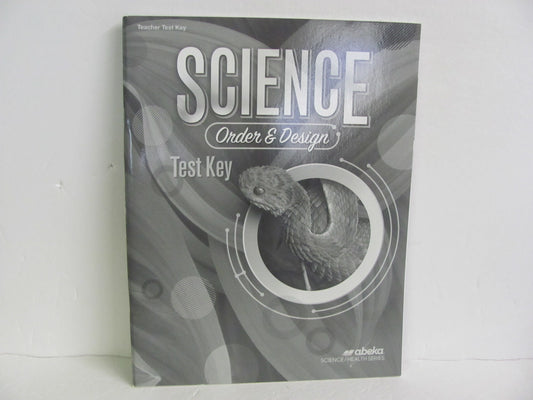Order & Design Abeka Test Key Pre-Owned 7th Grade Science Textbooks